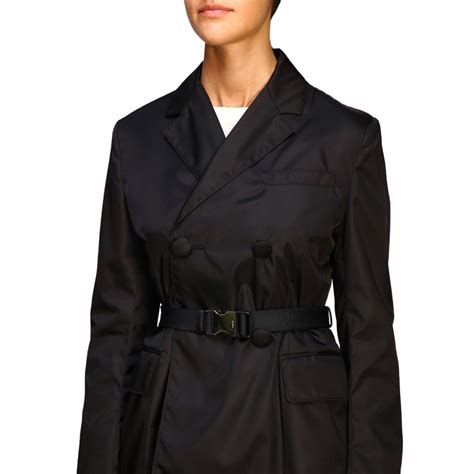 prada damen jacke schwarz|Jacken für Damen von Prada .